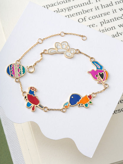 Custom Children's Drawing Engraved Necklace & Bracelet – Personalized Kids Art Keepsake Jewelry