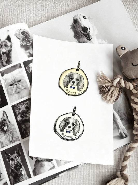 Custom Pet Portrait Engraved Necklace & Bracelet – Personalized Furry Friend Keepsake Jewelry