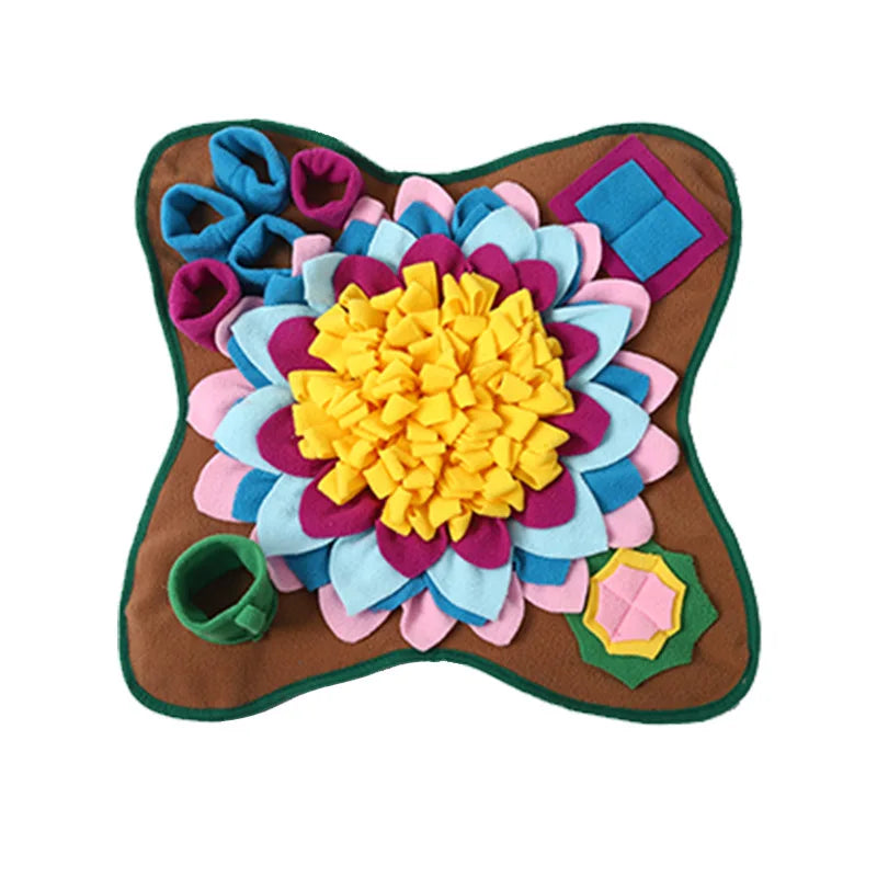 Interactive Snuffle Mat for Dogs-Slow Fedder Puzzle Toy for Mental Enrichment