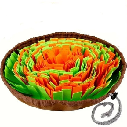 Dog Snuffle Mat-Interactive Slow Feeder Nose Work Puzzle for Dogs