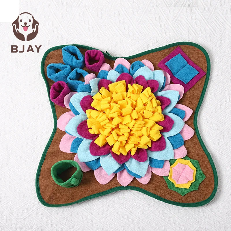 Interactive Snuffle Mat for Dogs-Slow Fedder Puzzle Toy for Mental Enrichment