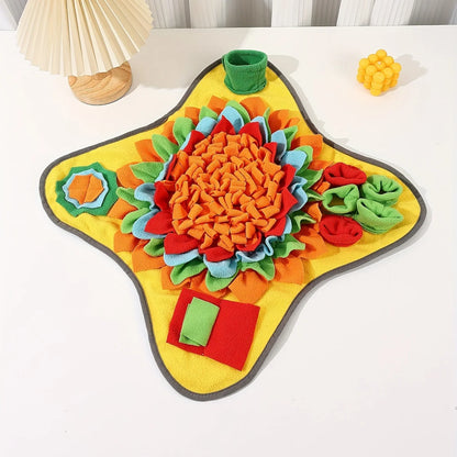 Interactive Snuffle Mat for Dogs-Slow Fedder Puzzle Toy for Mental Enrichment